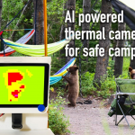 AI powered thermal camera for safe camping