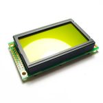 Graphic LCD 128*64 (KS0108 ctrl) – D.Blue and Yellow Green