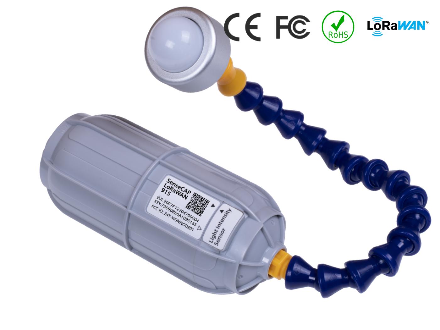 SenseCAP Wireless Light Intensity Sensor LoRaWAN US915MHz iot